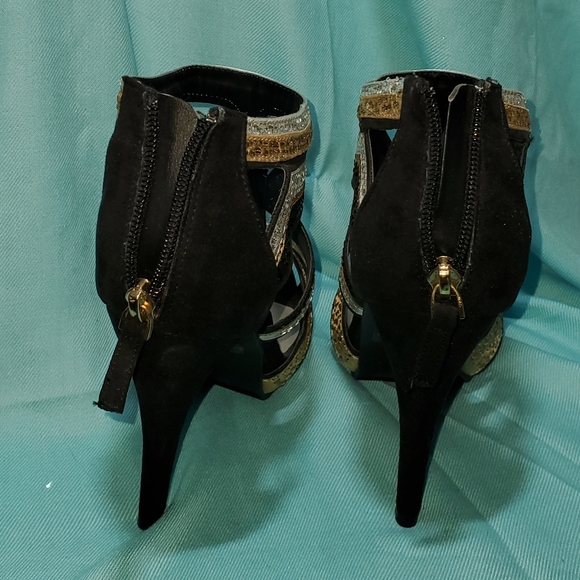 NYLA Gladiator Stiletto Heels Strappy Sandals - Picture 5 of 5